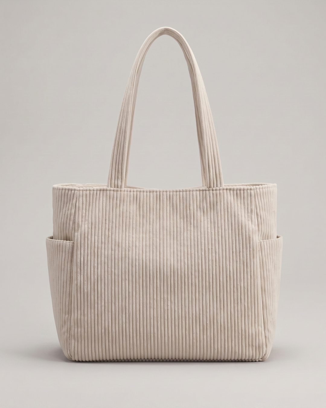 Corduroy Zipper Tote Bag – photo 6