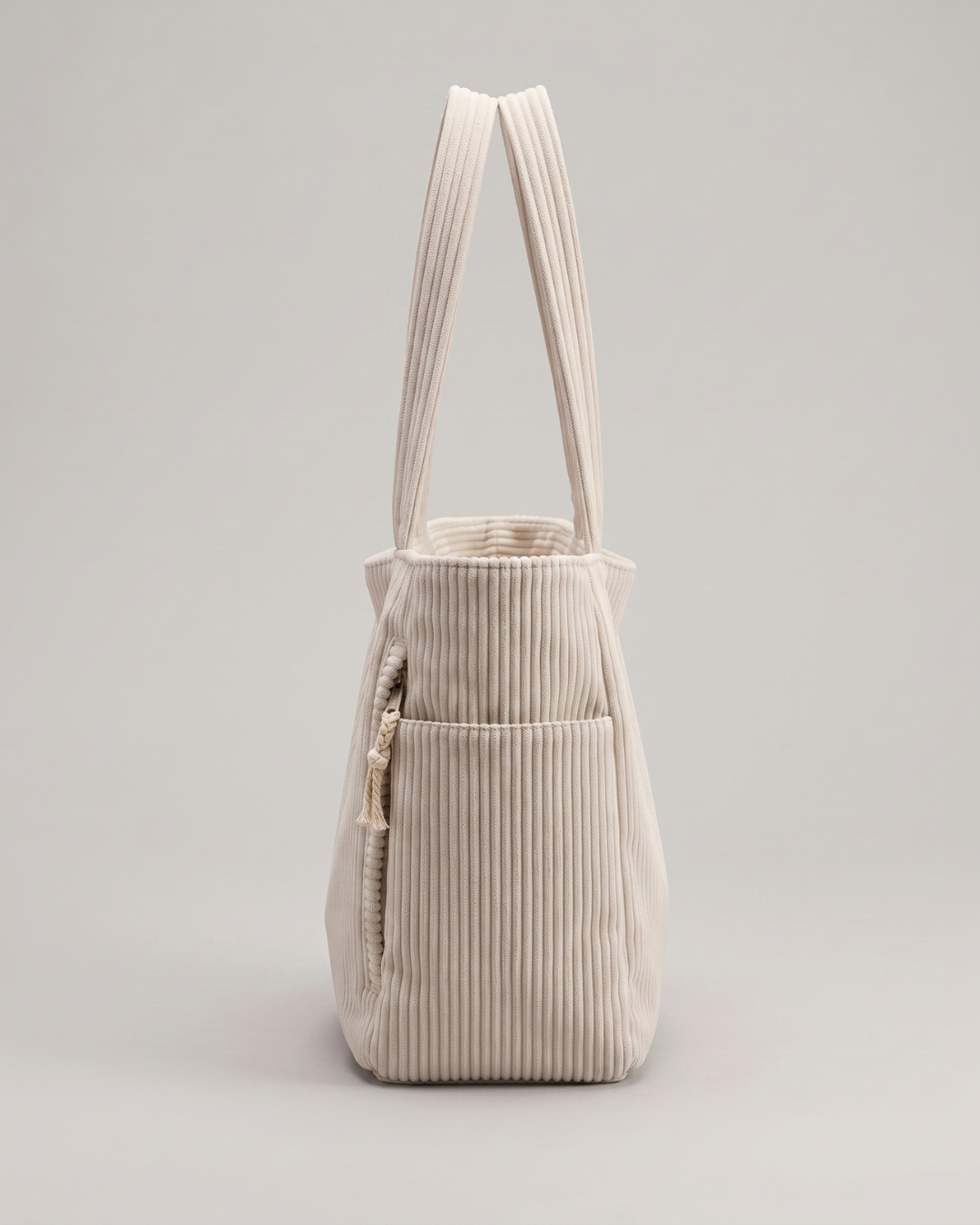 Corduroy Zipper Tote Bag – photo 5